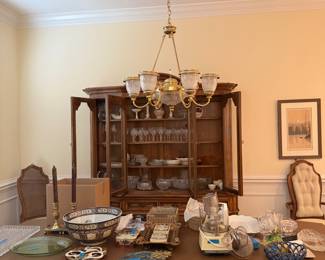 China cabinet.