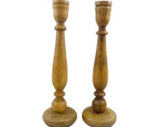 Wooden Candleholders