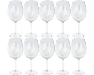Wine Goblets - Set Of Ten