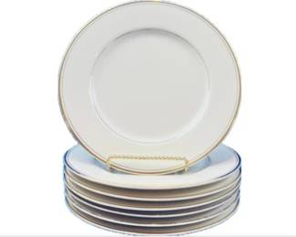 Mikasa Trousdale Pattern Porcelain 7.75 Inch Plates
