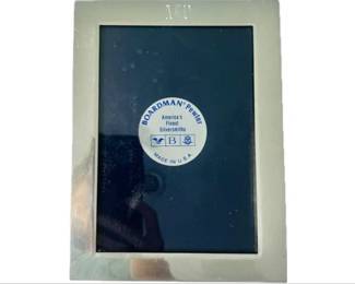 "Boardman" Pewter Frame With Velvet Backing