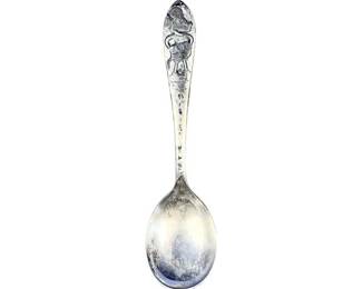 Vintage "Mickey Mouse" Silver Plate Spoon- Signed "Branford Silver Plate"