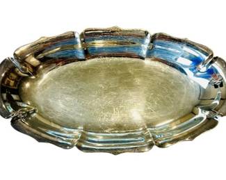 Silver Plate Serving Piece - Signed "Lunt"