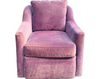 Velvet Club Swivel Chair