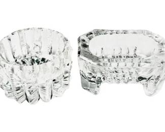 Vintage Cut Glass Salt Cellars