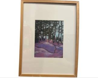 Original Pastel Drawing By Roz Emmons - Signed & Dated