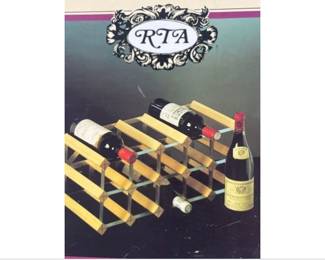 RTA 15 Bottle Wine Rack - Made In England