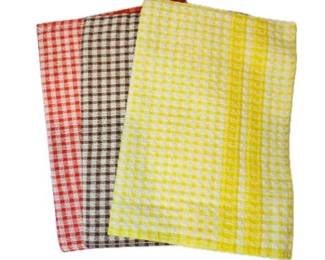 Vintage Belgian Kitchen Towels - Appear Unused & Never Used - Signed "Made In Belgium"