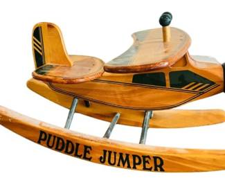 Vintage Wooden Rocker Plane - L.L. Bean Puddle Jumper