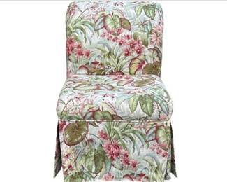 Upholstered Slipper Chair