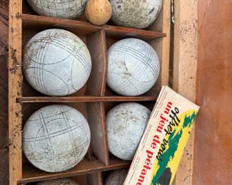 french boules game set