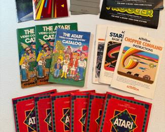 extra atari books - vintage