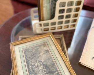 antique etchings