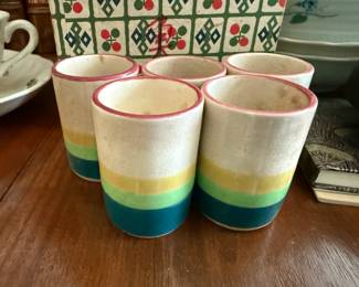 antique japanese sake cups