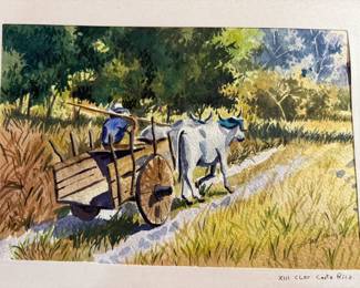 original watercolor unframed