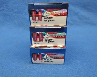 Lot 97. 60 Hornady 40 S & W. 180-grain XTP