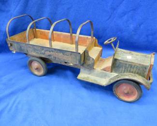 Lot 114. Vintage Kennedy 26" long metal truck