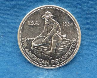 Lot 14. Engelhard "The American Prospector". One ounce of .999 fine silver.