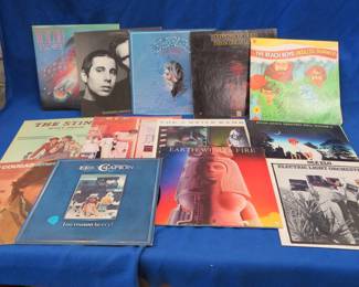 Lot 361. 50-plus LPs including Journey, Eagles, Steppenwolf, REO Speedwagon, J. Giles, Clapton, Earth Wind and Fire, and a lot of your grandparents' favorites.
