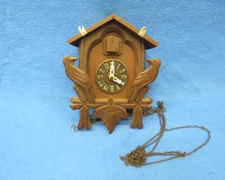 Lot 35. Cuckoo clock for parts or repair.