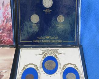 Lot 307. Two U.S. commemorative Gallery albums. See lot 307 on our site for more info.