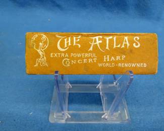 Lot 203. Ands Koch 10-hole The Atlas Concert Harp in the key of C. Sounds great. Box in GC
