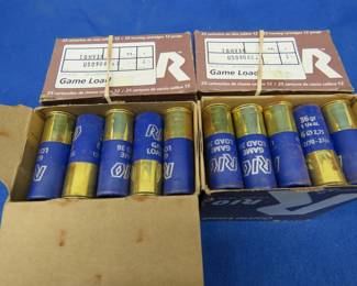 Lot 45. 4 boxes of 25 Rio 6-shot 12-gauge rounds