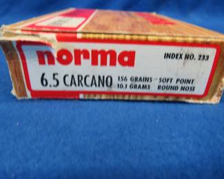 Lot 312. 17 6.5 Carcano hulls to be reloaded