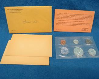 Lot 59. 1963 P US Mint Uncirculated Set