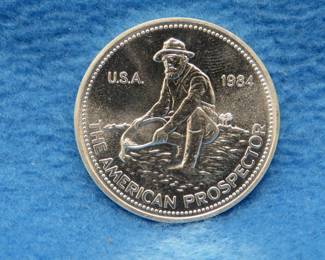Lot 16. Engelhard "The American Prospector". One ounce of .999 fine silver.
