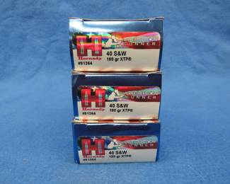 Lot 95. 60 Hornady 40 S & W. 180-grain XTP