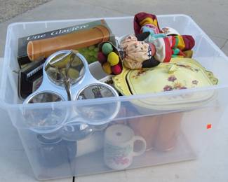 Lot 255. Household box lot