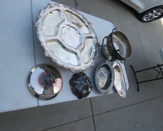 Lot 260. Silverplate items