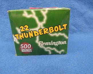 Lot 98. 500 Remington 22 LR Thunderbolt High Velocity Round Nose