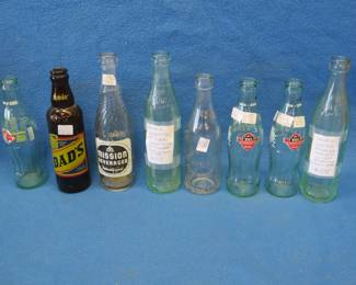 Lot 277. Old bottles including 2 Hi-Klas, Bovey Bottling, Dad's Root Beer, and more