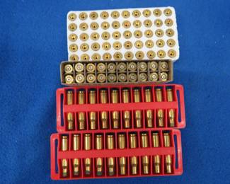 Lot 318. Reloading brass as described: 20 Western Super X 222 Remington, 20 Federal 222 Remington, 20 Remington 380 Auto