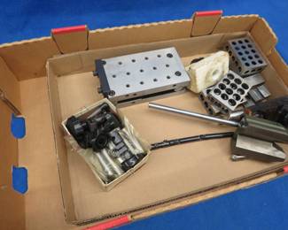 Lot 135. Machining tools and a dial indicator
