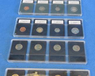 Lot 306. Five full strike type sets, 1977 S, 1980 S, 1981 S, and two 2004 P