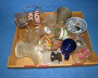 Lot 323. Glassware and more