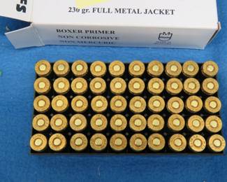 Lot 142. 50 MFS .45 auto rounds