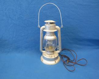 Lot 238. Electrified barn lantern