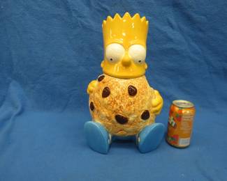 Lot 158. 1994 Bart Simpson cookie jar in very good condition