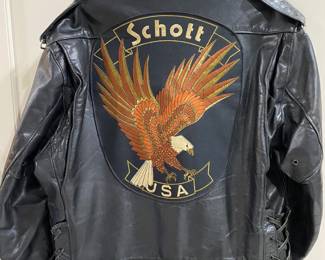 Schott 1980 vintage Men’s leather jacket size 40 - good condition