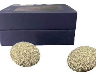 Vintage Swarovski Clip On Earrings