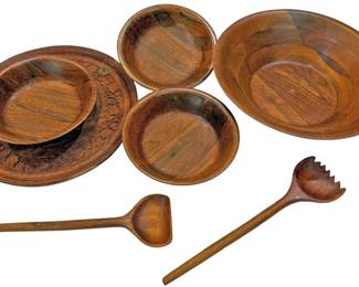 Wooden Dish Set