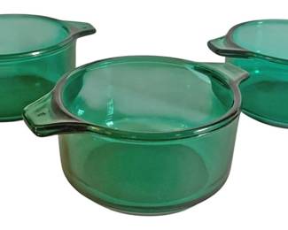 3 Green Bowls