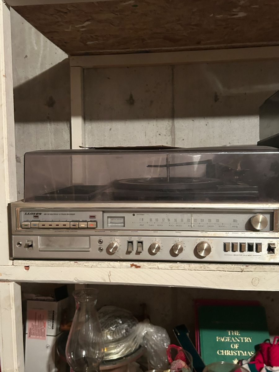 Vintage turntable 