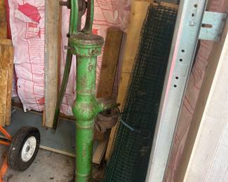Vintage water pump - decorative 