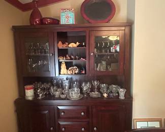 Matching high end China cabinet 