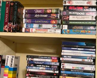DVD’s and  VHS